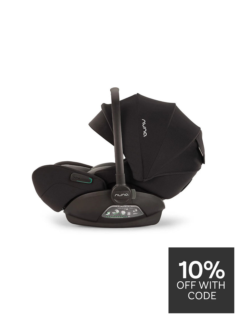 Nuna Ixxa Next + Arra Flex Bundle - Caviar [with Base Curv]