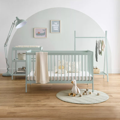 CuddleCo - Nola 3 Piece Nursery Furniture Set - Sage Green