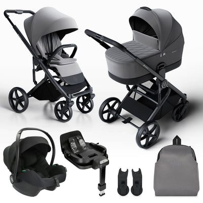 Avionaut Sirius 3-in-1 Travel System with Cosmo Smart & IQ Orbit Base - Grey
