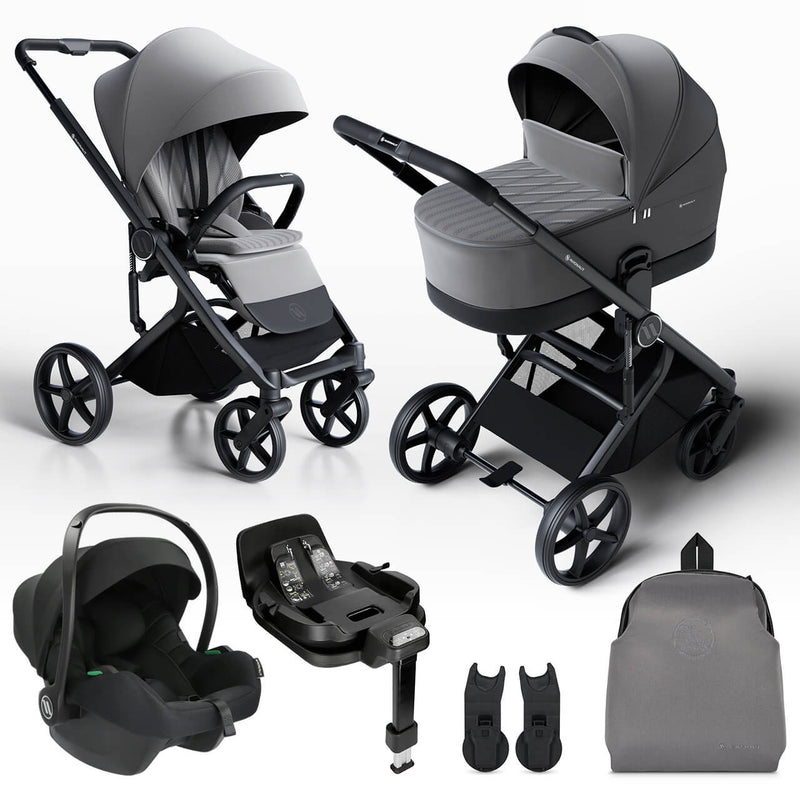 Avionaut Sirius 3-in-1 Travel System with Cosmo Smart & IQ Orbit Base - Grey