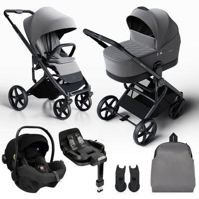 Avionaut Sirius 3-in-1 Travel System with Pixel Pro 2.0 C & IQ Orbit Base - Grey