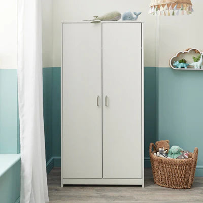 Babymore Caro 3 Piece Room Set - White Wash