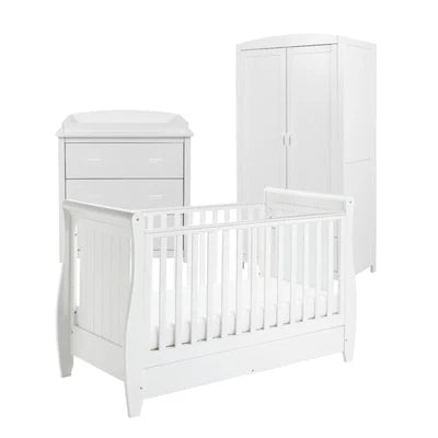 Babymore Stella 3 Piece Room Set - White