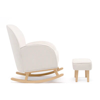 Babymore - Freya Nursing Chair with Stool - Cream