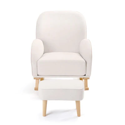 Babymore - Freya Nursing Chair with Stool - Cream