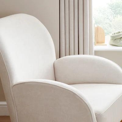 Babymore - Freya Nursing Chair with Stool - Cream