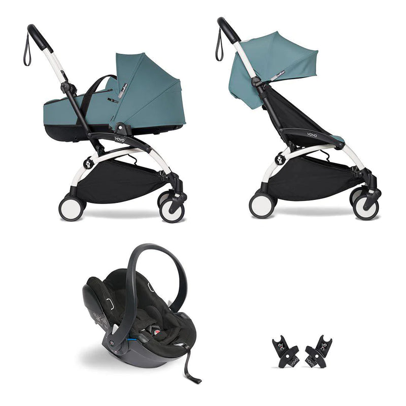 BABYZEN YOYO2 Bassinet Car Seat Travel System Aqua My Baby