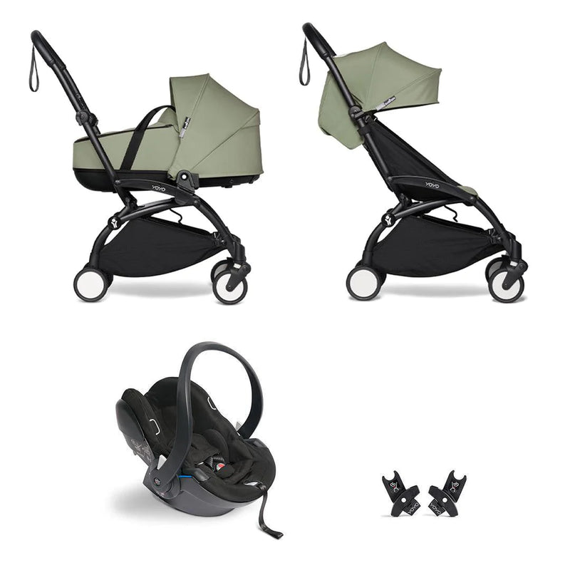 BABYZEN YOYO2 Bassinet Car Seat Travel System Olive My Baby Stroller
