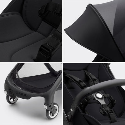 Bugaboo Butterfly Travel Pushchair - Black/Midnight Black - + Free Transport Bag