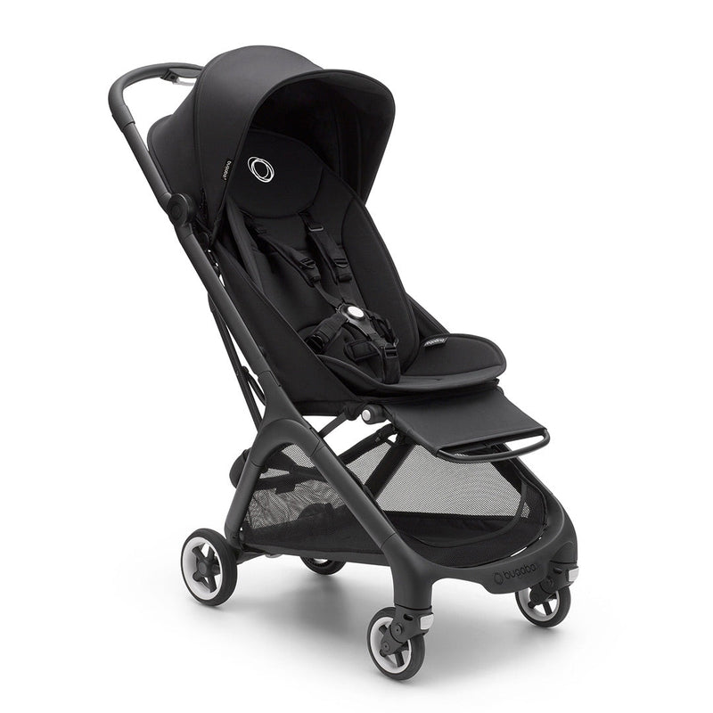 Bugaboo Butterfly Travel Pushchair - Black/Midnight Black - + Free Transport Bag