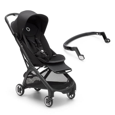 Bugaboo Butterfly Travel Pushchair - Black/Midnight Black - + Free Transport Bag