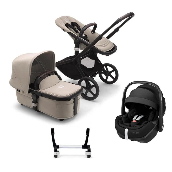 Bugaboo Donkey 5 Mono Complete + Pebble 360 Pro 2 Travel System - Desert Taupe