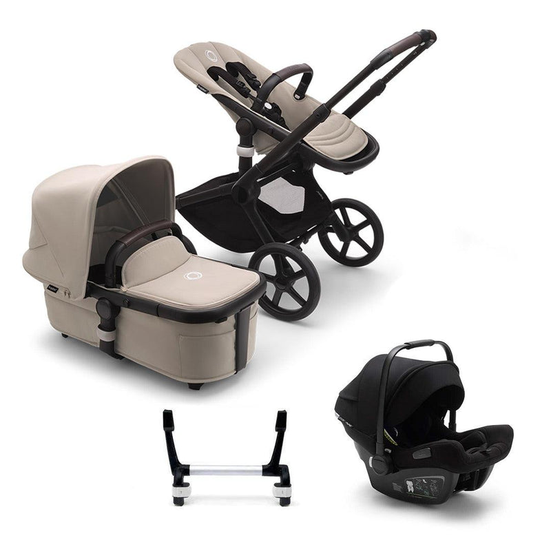 Bugaboo Donkey 5 Mono Complete + Turtle Air Travel System -  Desert Taupe