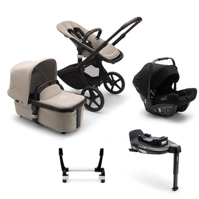 Bugaboo Donkey 5 Mono Complete + Turtle Air Travel System -  Desert Taupe