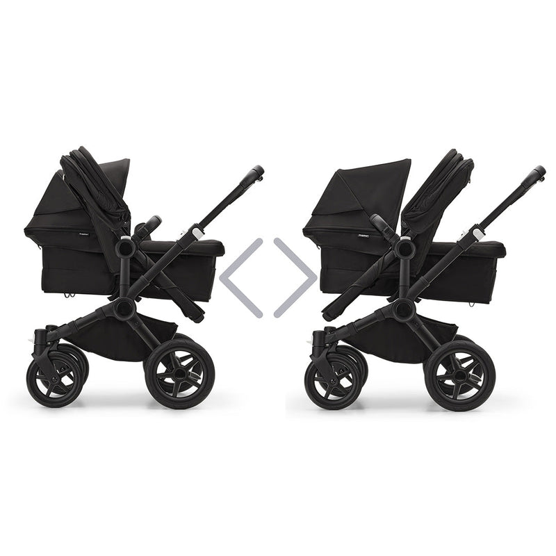 Bugaboo Donkey 5 Duo Complete Pushchair - Midnight Black