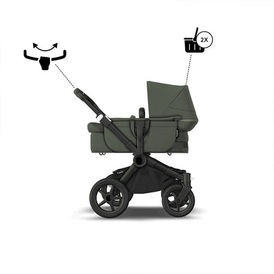 Bugaboo Donkey 5 Mono Complete Pushchair - Forest Green