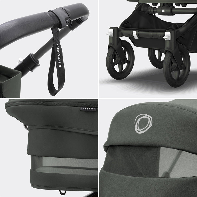 Bugaboo Donkey 5 Mono Complete Pushchair - Forest Green