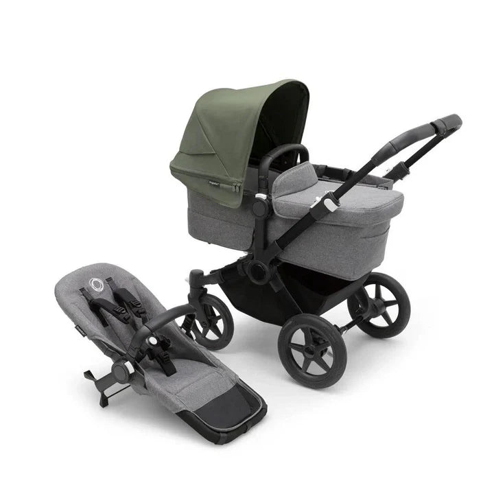 Bugaboo Donkey 5 Mono Pushchair - Grey Melange/Forest Green
