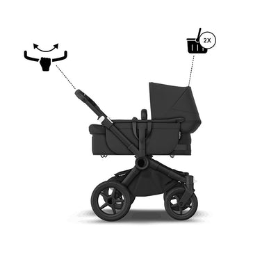 Bugaboo Donkey 5 Mono Complete Pushchair - Midnight Black