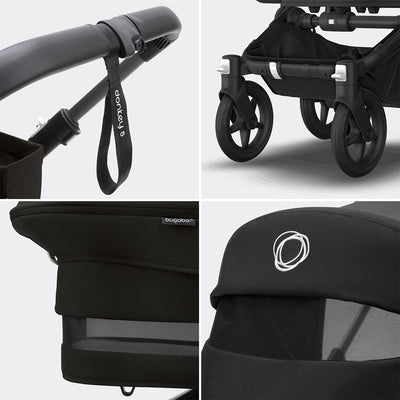 Bugaboo Donkey 5 Mono Complete Pushchair - Midnight Black