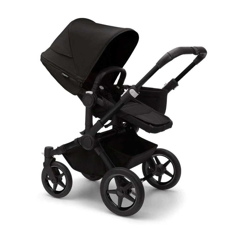 Bugaboo Donkey 5 Mono Complete + Turtle Air Travel System -  Midnight Black