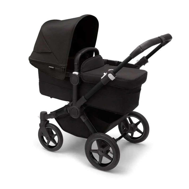 Bugaboo Donkey 5 Mono Complete + Turtle Air Travel System -  Midnight Black