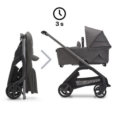 Bugaboo Dragonfly Complete Pushchair - Grey Melange