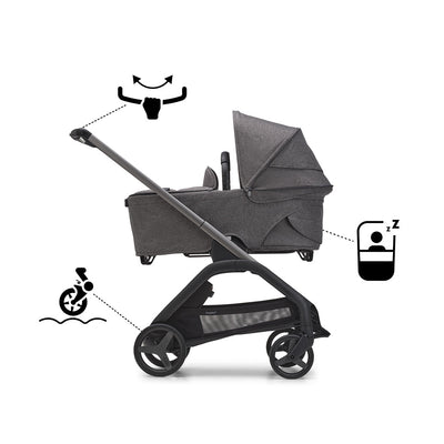 Bugaboo Dragonfly Complete Pushchair - Grey Melange