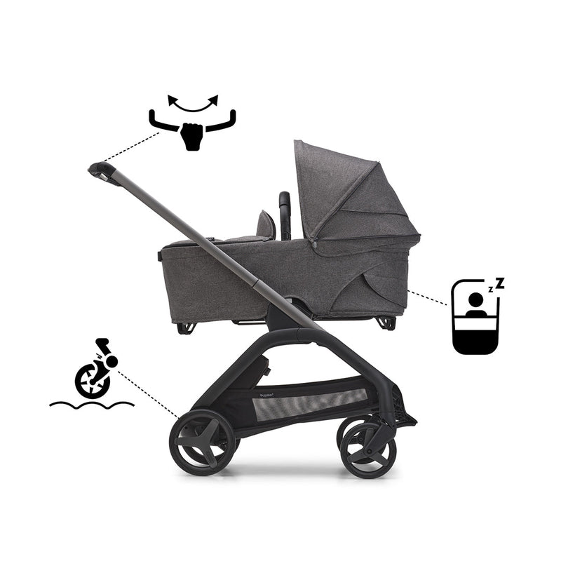 Bugaboo Dragonfly Complete Pushchair - Grey Melange