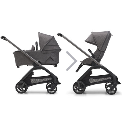 Bugaboo Dragonfly Complete Pushchair - Grey Melange