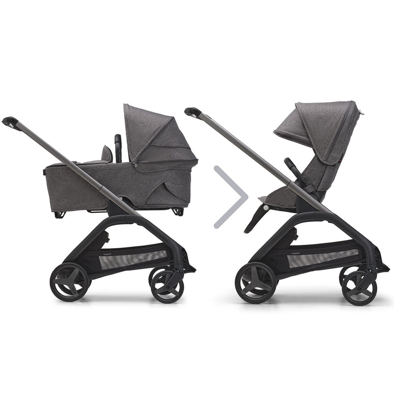 Bugaboo Dragonfly Complete Pushchair - Grey Melange