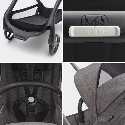 Bugaboo Dragonfly Complete Pushchair - Grey Melange