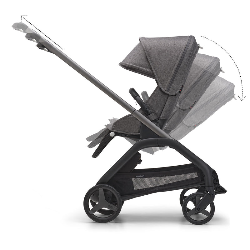 Bugaboo Dragonfly Complete Pushchair - Grey Melange
