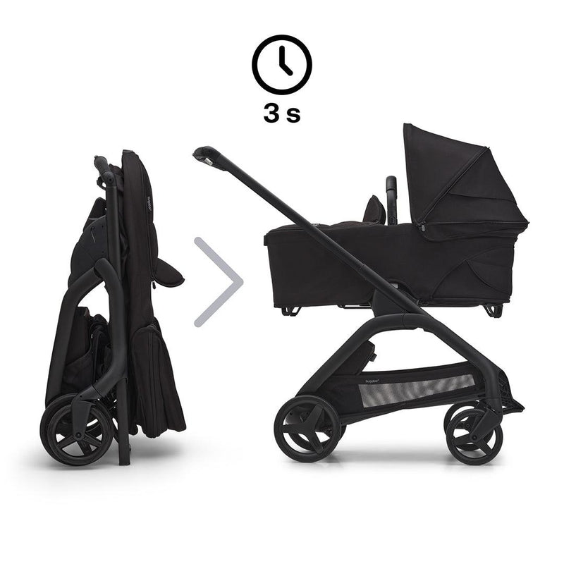 Bugaboo Dragonfly Complete Pushchair - Midnight Black