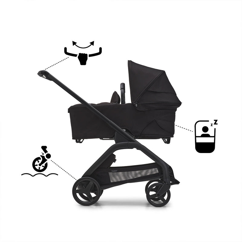 Bugaboo Dragonfly Complete Pushchair - Midnight Black