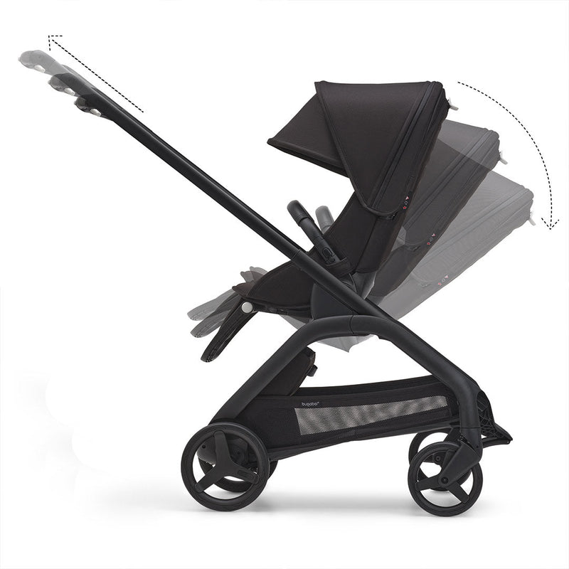 Bugaboo Dragonfly Complete Pushchair - Midnight Black