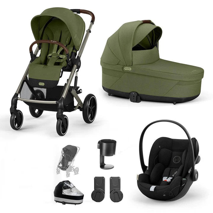 CYBEX Balios S Lux + Cloud G Travel System - Moss Green