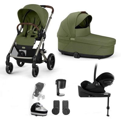 CYBEX Balios S Lux + Cloud G Travel System - Moss Green