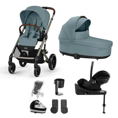 CYBEX Balios S Lux + Cloud G Travel System - Stormy Blue