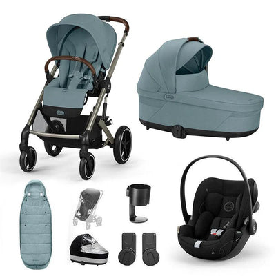 CYBEX Balios S Lux + Cloud G Travel System - Stormy Blue