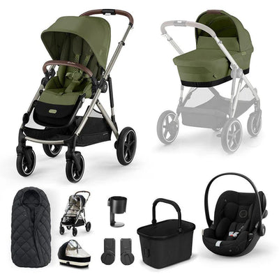 CYBEX Gazelle S + Cloud G Travel System - Moss Green