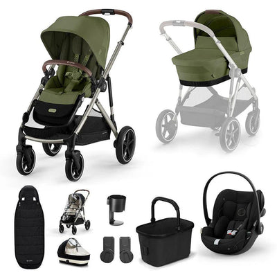 CYBEX Gazelle S + Cloud G Travel System - Moss Green