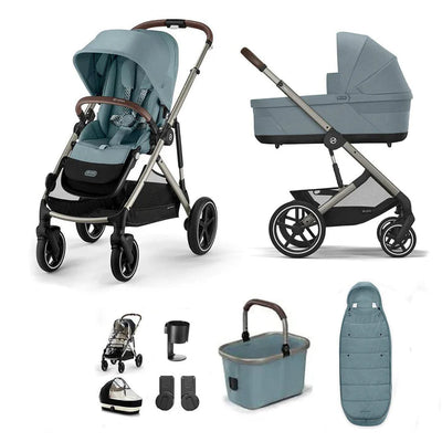 CYBEX Gazelle S Essential Pushchair Bundle - Stormy Blue