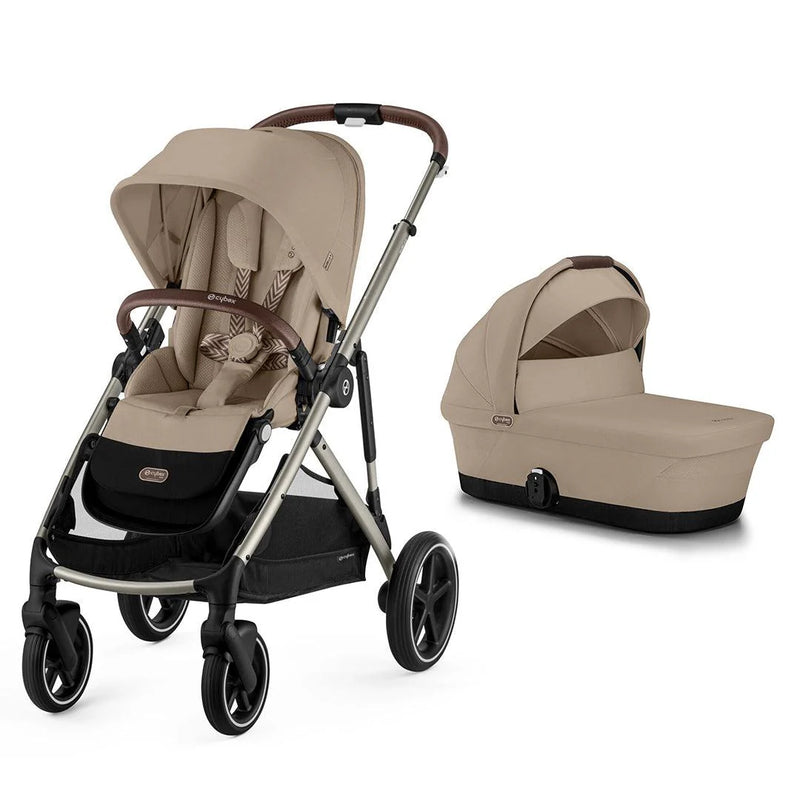 CYBEX Gazelle S Pushchair & Carrycot - Almond Beige - Taupe