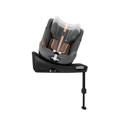 CYBEX Sirona Gi i-Size 360 Plus Rotating ISOFIX Toddler Car Seat - Lava Grey