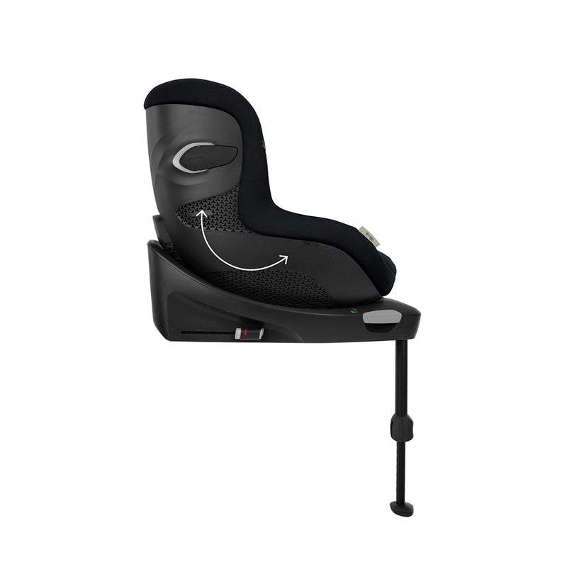 CYBEX Sirona Gi i-Size 360 Plus Rotating ISOFIX Toddler Car Seat - Moon Black