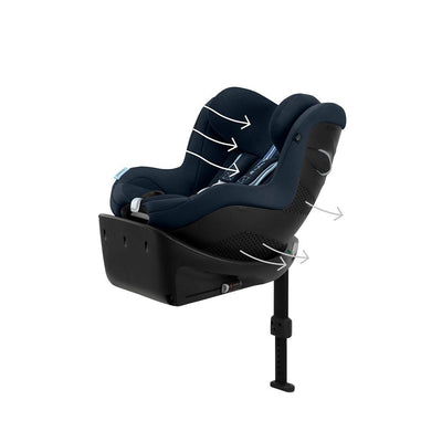 CYBEX Sirona Gi i-Size 360 Plus Rotating ISOFIX Toddler Car Seat - Ocean Blue