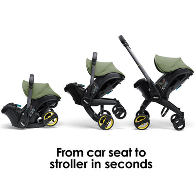 Doona i Infant Car Seat Stroller + ISOFIX Base - Desert Green