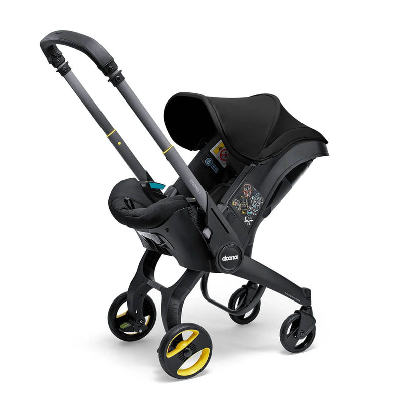 Doona i Infant Car Seat Stroller + ISOFIX Base - Nitro Black