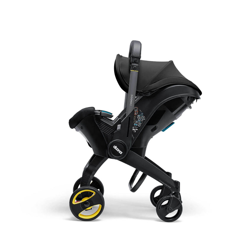 Doona i Infant Car Seat Stroller + ISOFIX Base - Nitro Black